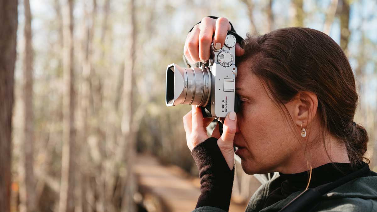 Fujifilm GFX100RF used on the hiking trail